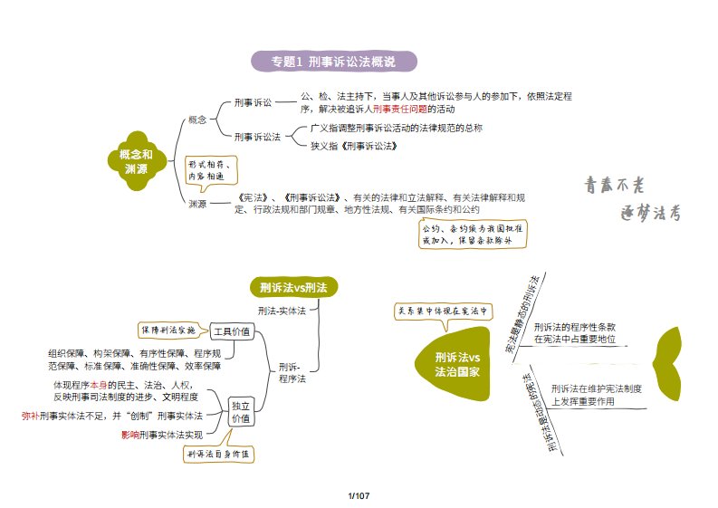 2025年学霸图表刑诉107页